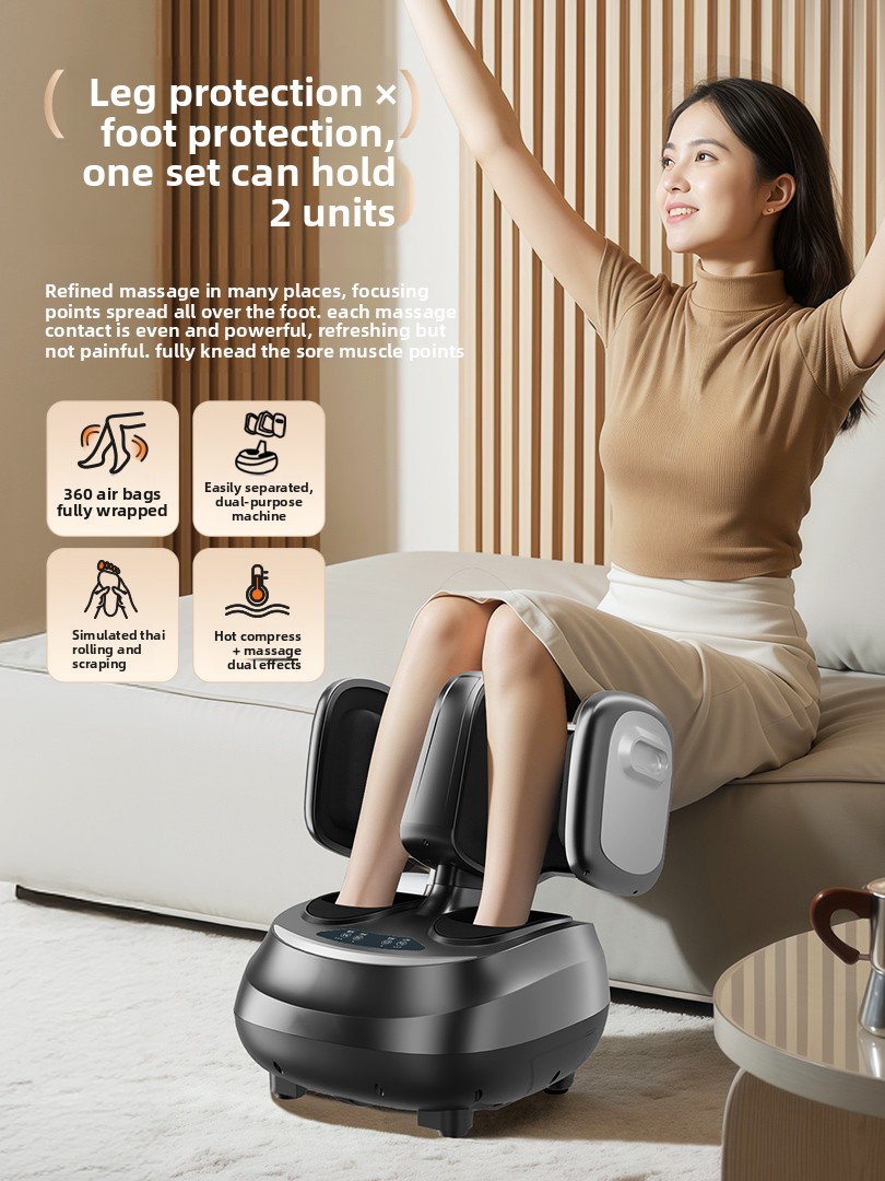 Electric Air Compression Foot Massager with Heat