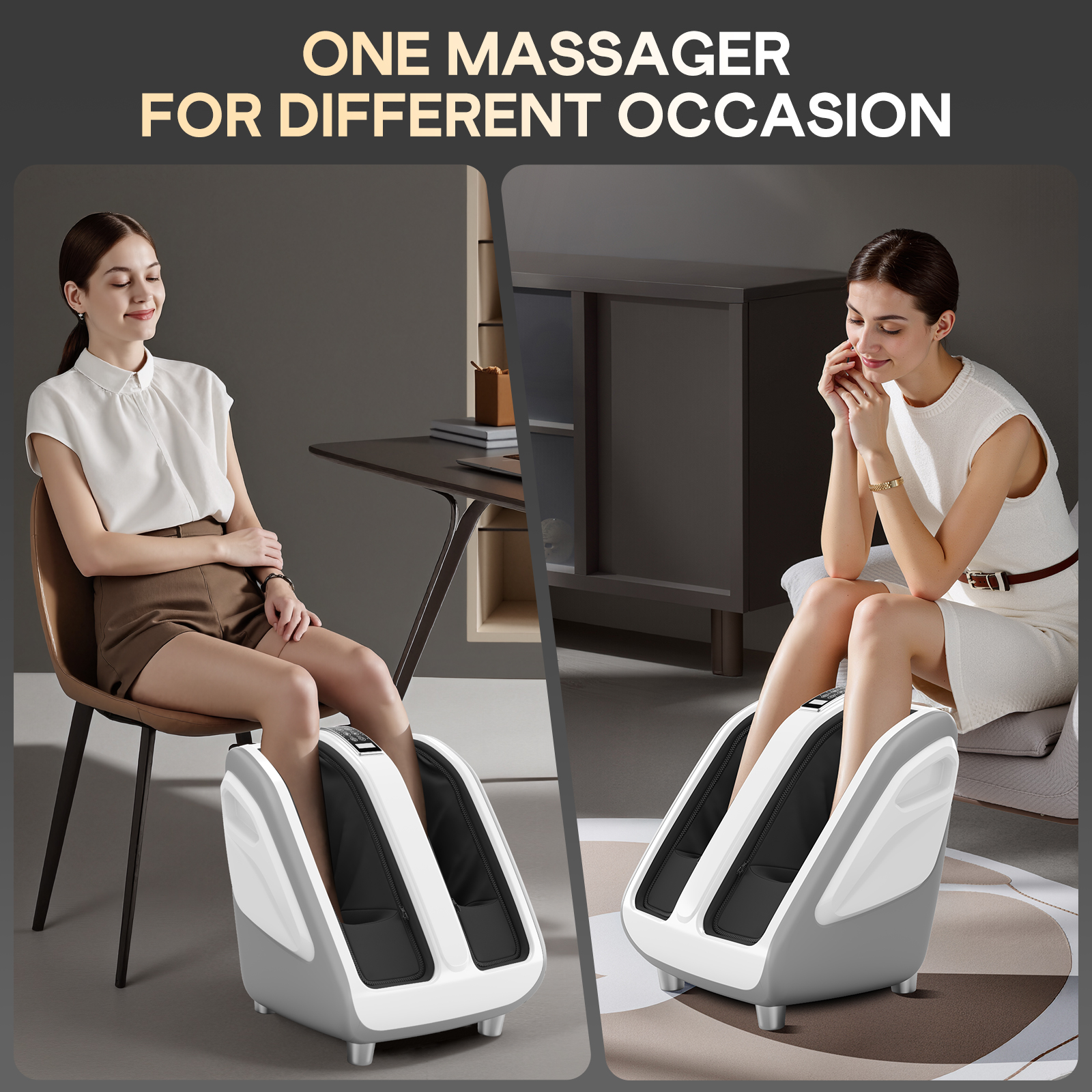 Foot Spa Massager Heat Bubble Foot Bath Massage Machine