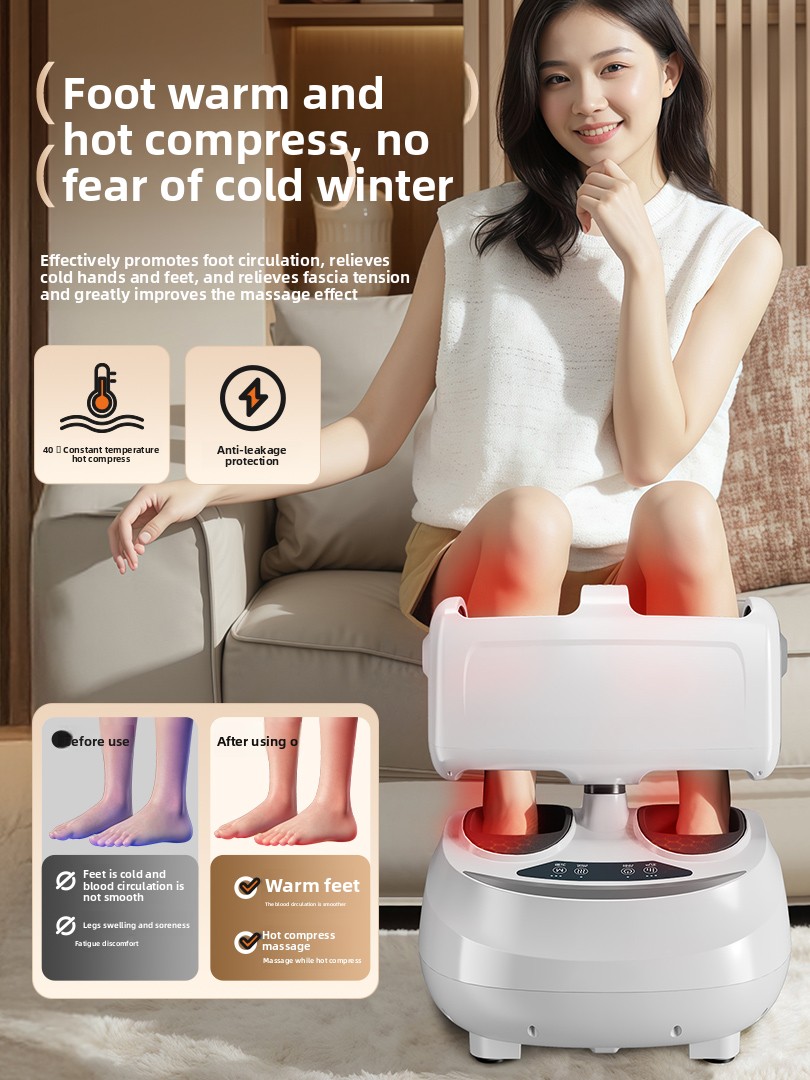 Electric Air Compression Foot Massager with Heat