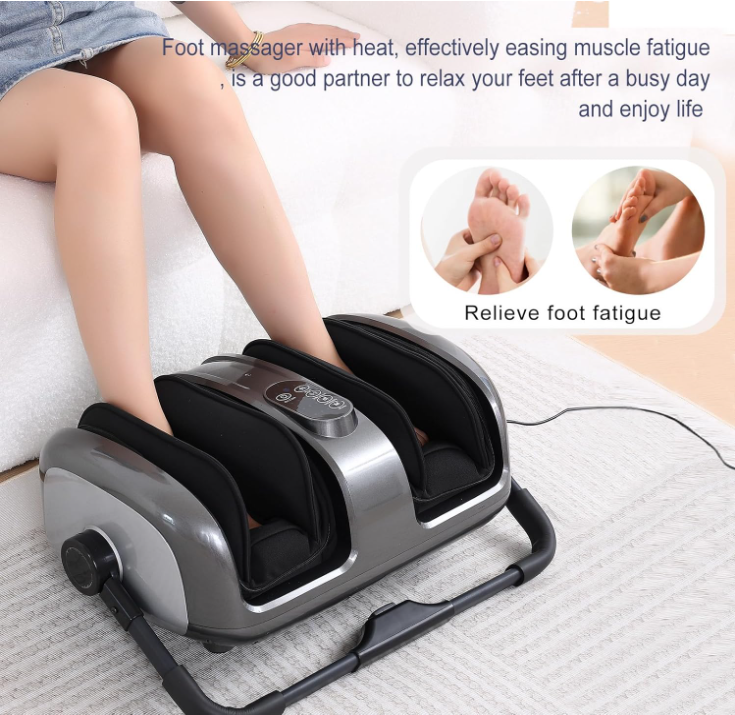leg calf foot integrated massager air compression heat therapy (2)